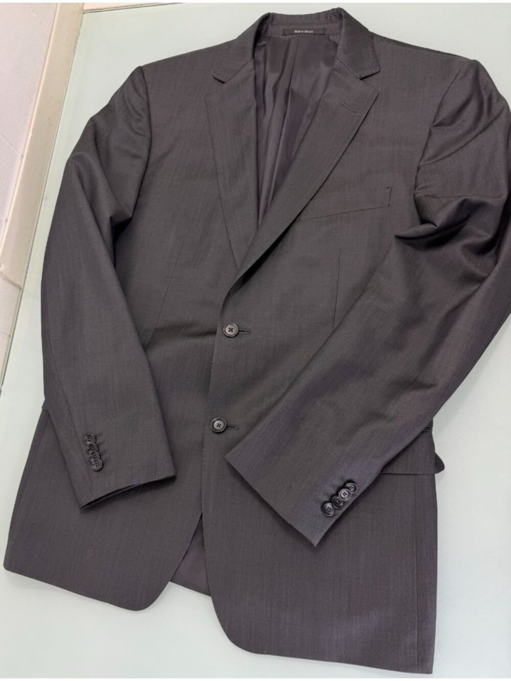 Z Zegna City Blazer US 40R Mohair Wool Blend Black Double Vent Two Button - Picture 1 of 11